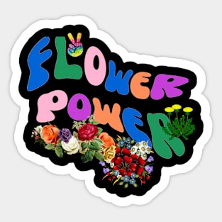 Flower Power Sticker